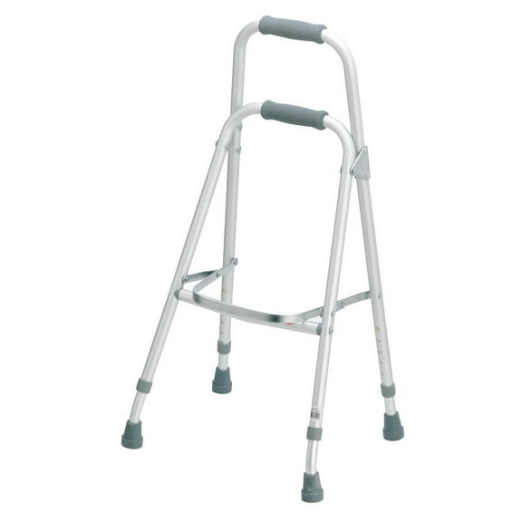 Carex Aluminium Folding Hemi Walker, Side Arm Style for Seniors, 300 lb Capacity, 3.4 lbs