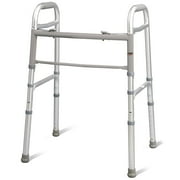 Carex Folding Walker for Seniors, Adult Walker, Portable Medical Walker with Adjustable Height, 30-37 Inches