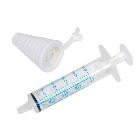Carex Plastic 0.4 oz Oral Syringe for Babies & Children, Includes Adapter, Universal Size, 1 Count