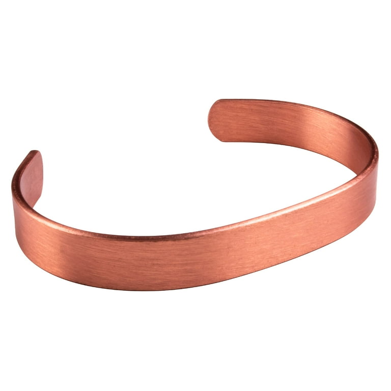 Carex Apex Solid Copper Wrist Band for Adult Women and Men