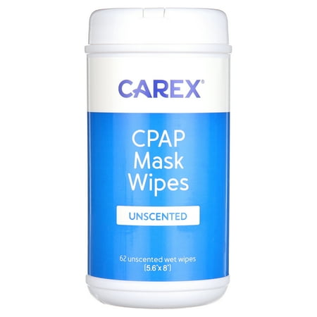 Carex CPAP Mask Wipes, 62 Count, Unscented