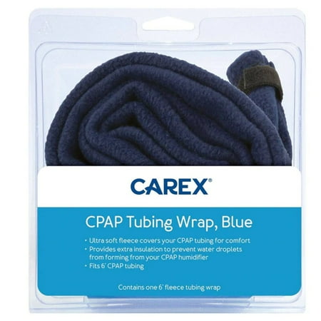 Carex - CPAP Tubing Wrap, Navy Blue - Blue