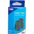 thumbnail image 1 of Carex Cane Tips Fits Most 1" Canes, 2 Each (Pack of 3), 1 of 1