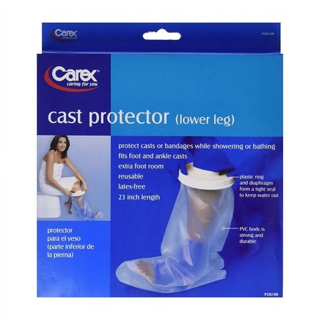 Carex Cast Protector Lower Leg, Foot And Ankle Up To The Knee, 23 Inches - 1 Ea