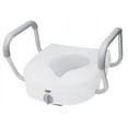 thumbnail image 1 of Carex EZ Lock Raised Toilet Seat with Handles, Adjustable Removable Arms, Adds 5", 300 lb Capacity, 1 of 9