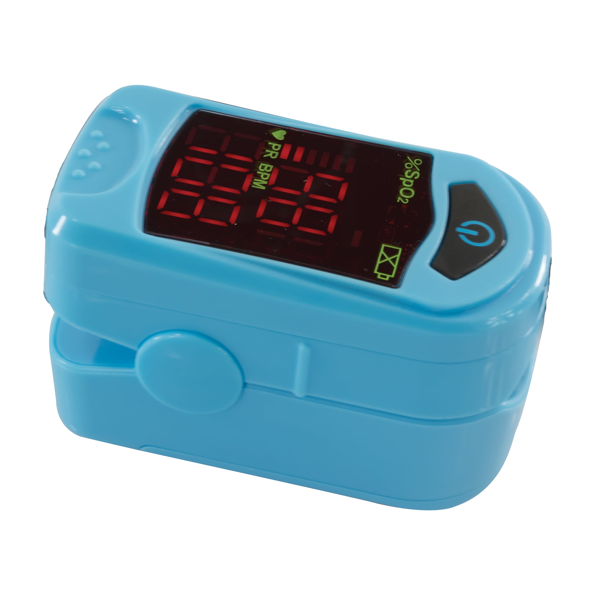 Carex Finger Pulse Oximeter Oxygen Saturation Monitor for Pediatric and Adult, with AAA Batteries