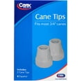 thumbnail image 1 of Carex Gray Cane Tips 3/4 in, 2 ea (Pack of 6), 1 of 1