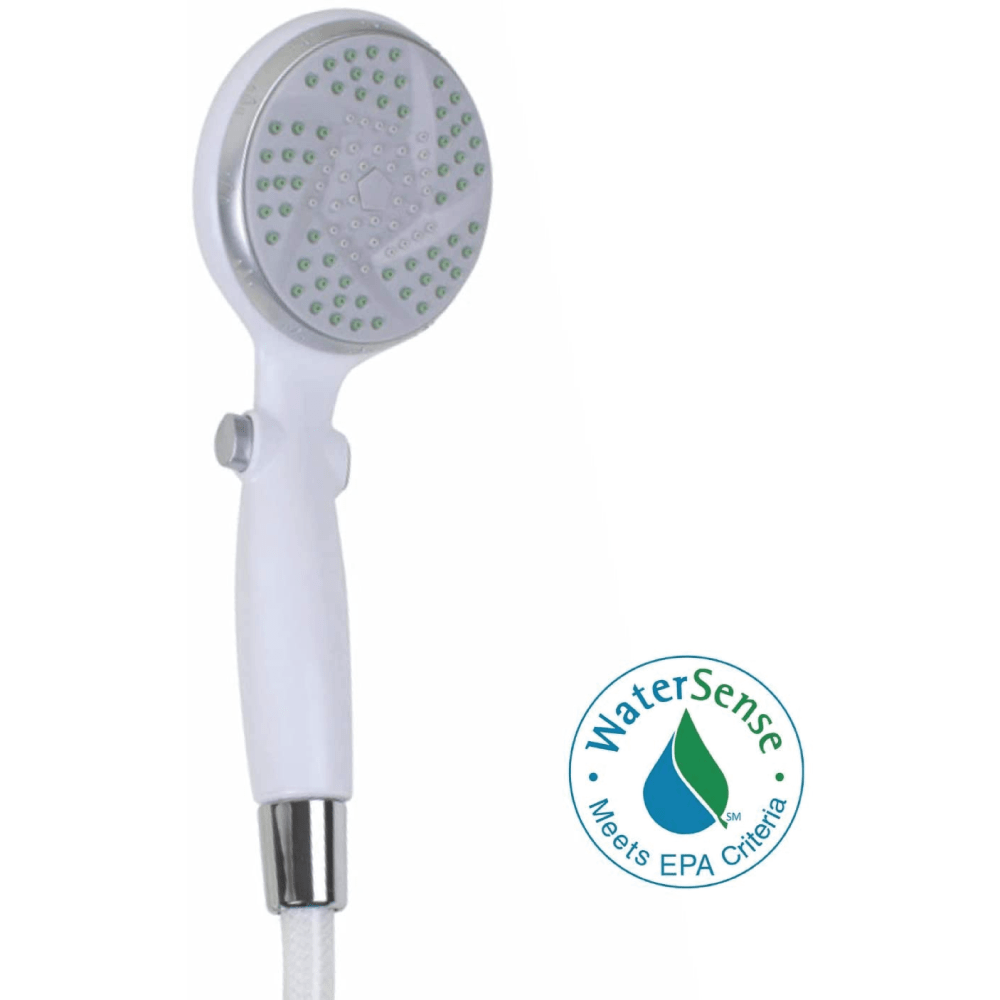 Carex Handheld Showerhead with Extra-Long 84" Flexible Hose and Pause Function, Watersense Certified - image 1 of 7