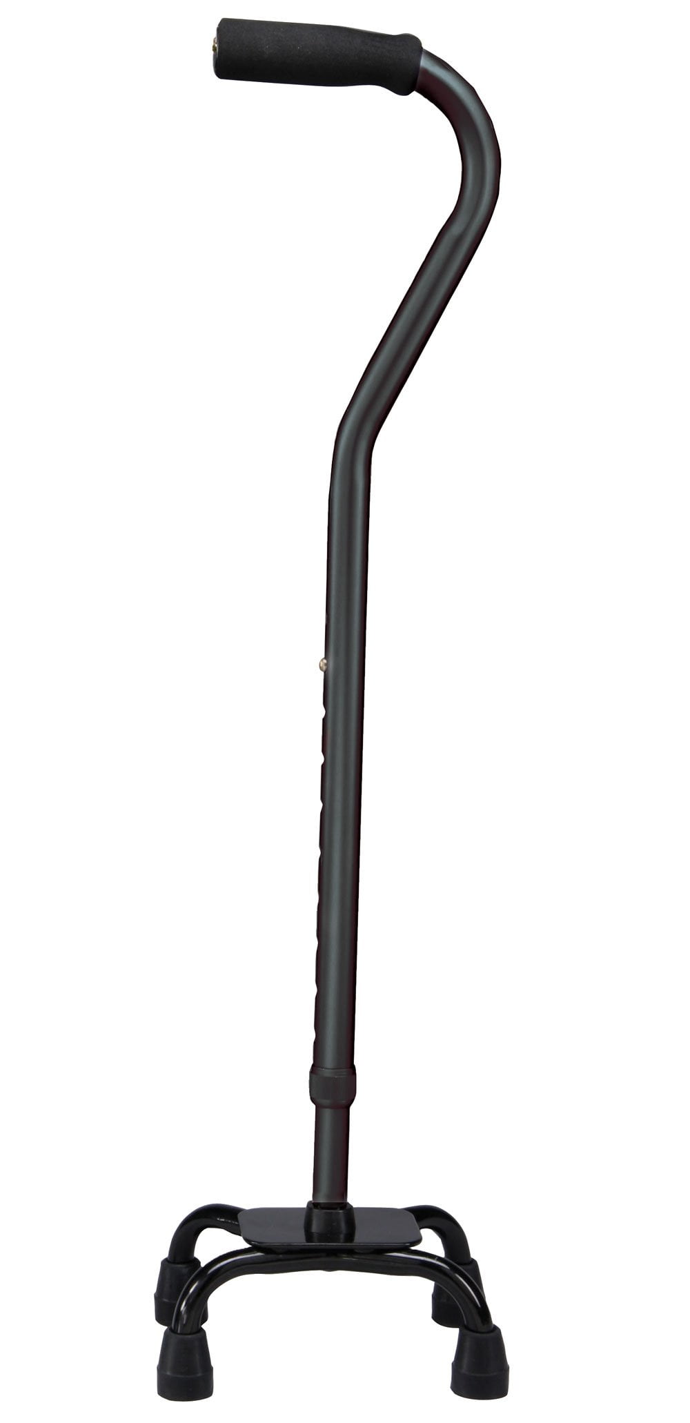 Carex Health Brands Quad Cane, Black