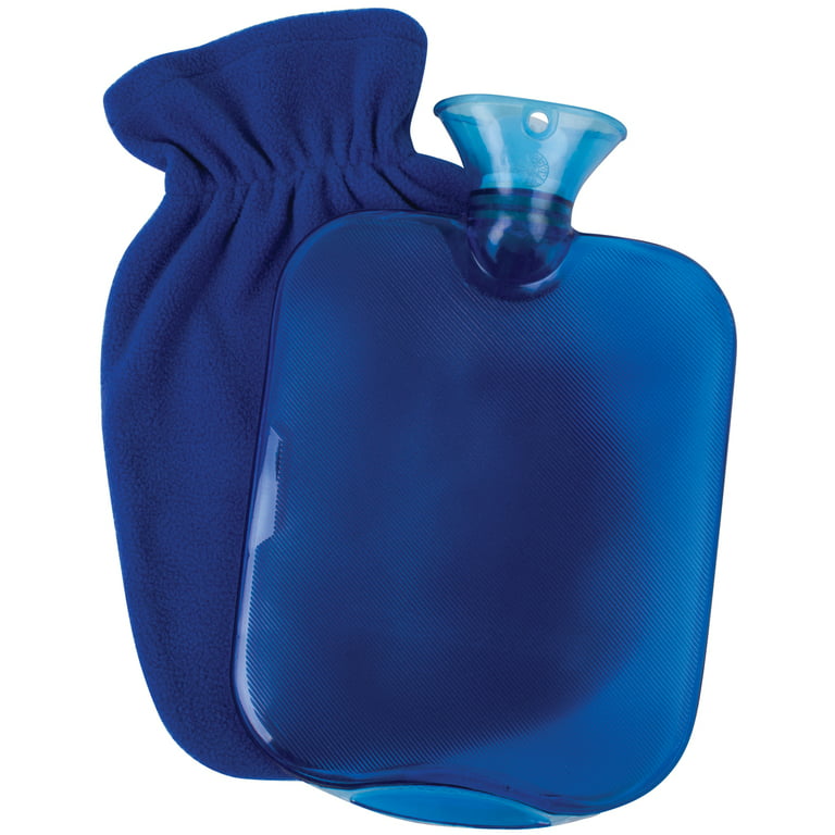 Carex P09400 Hot Water Bottle with Fleece Cover