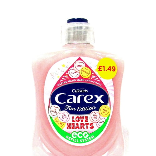 Carex Love Hearts Handwash 250ml (pack of 6)