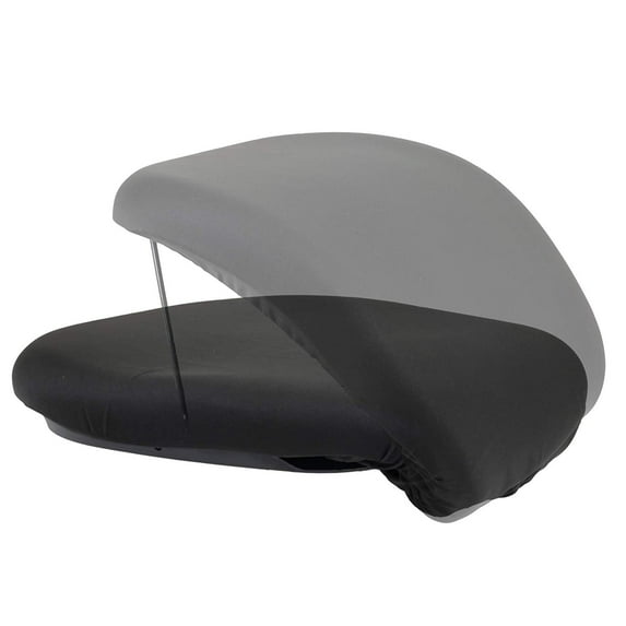 Carex Manual Adjustable Lifting Cushion, Black, 350 lb Limit