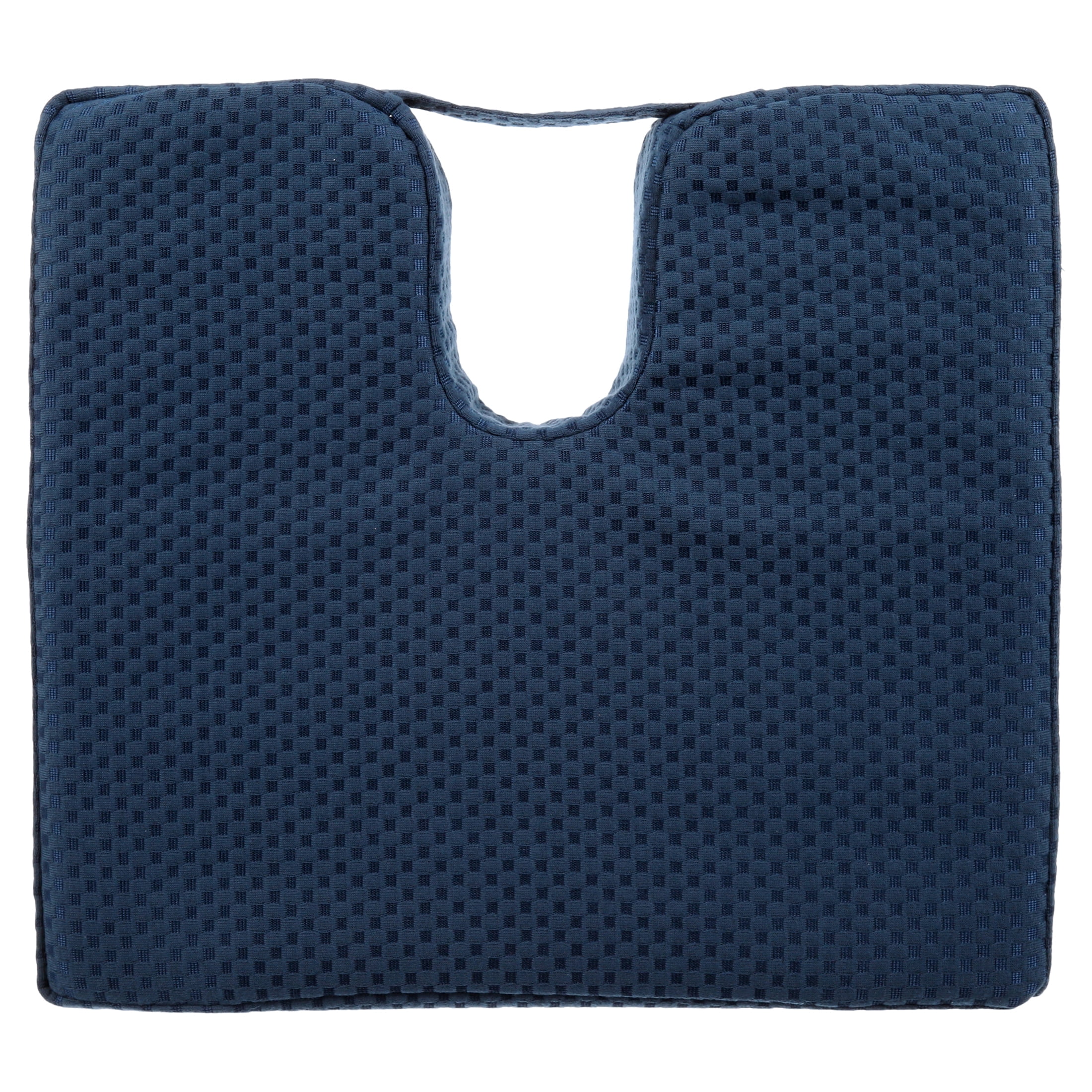 Carex Memory Foam Coccyx Seat Cushion for Tailbone and Back, Navy