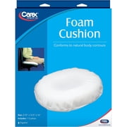 Carex Memory Foam Cushion, Contoured Pillow Cushion for Tailbone Relief, Compact for Travel