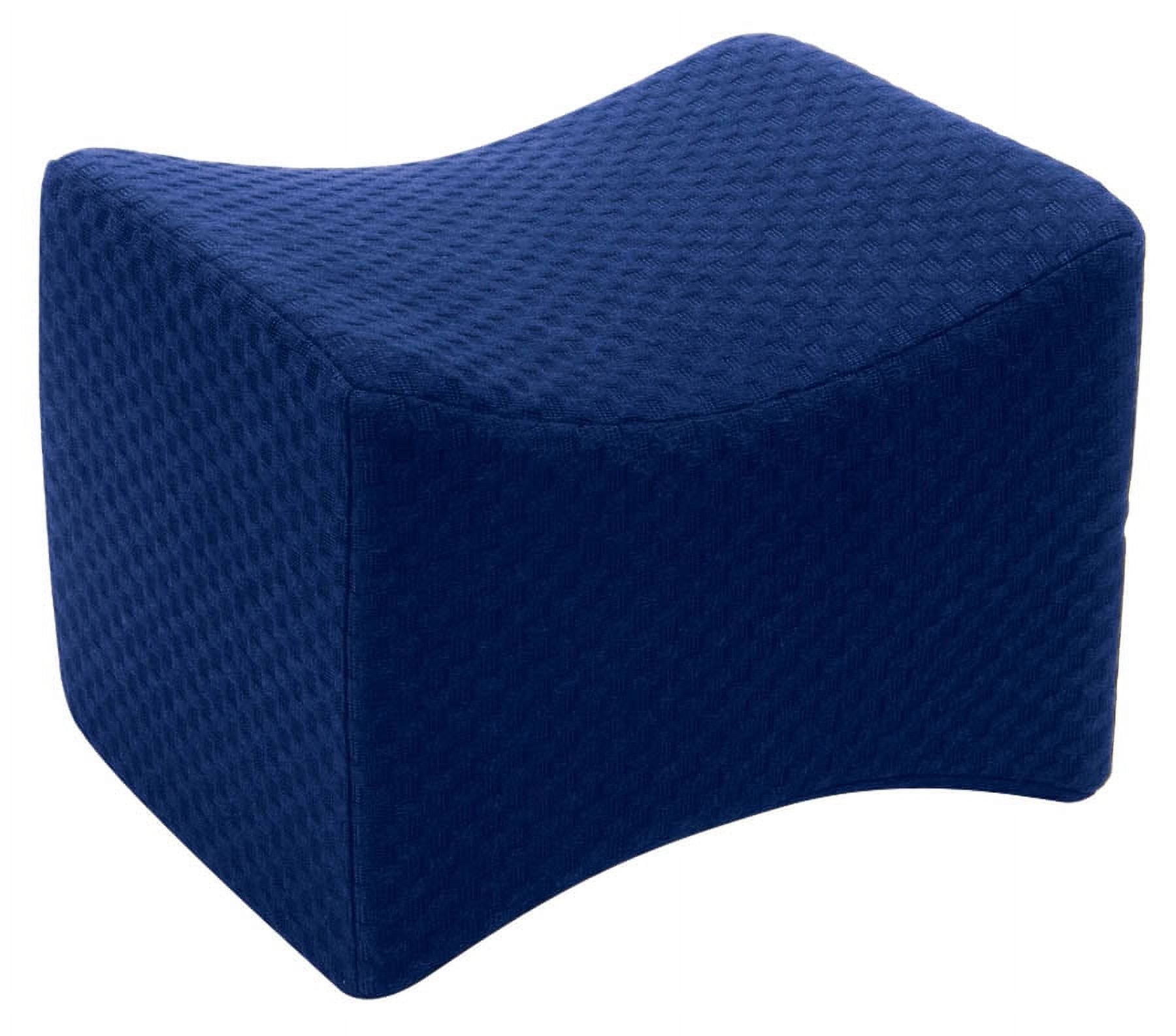 Flexicomfort Knee Pillow for Side Sleepers - Removable Memory Foam
