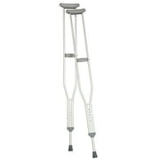 Carex Pushbutton Aluminum Crutches Adult - Pair
