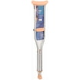 thumbnail image 1 of Apex-Carex Adjustable Youth Push Button Aluminium Crutch - 1 Ea (Colors May Vary), 1 of 2