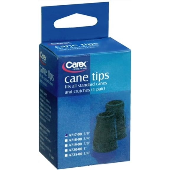 Carex Quad Cane Tips A717-11, 5/8 2 each (Pack of 4)
