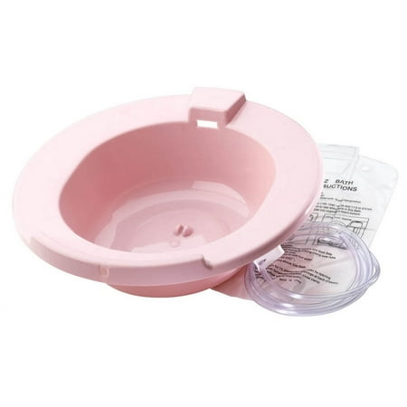 Carex Sitz Bath for Over-the-Toilet, Made for Hemorrhoidal Relief, 2.1 Quart Basin
