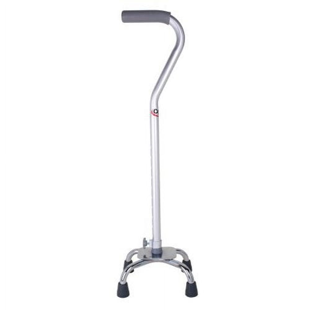 Carex Small Base Offset Handle Quad Cane