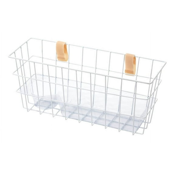 Carex Strap-on Metal Mobility Organizer and Basket with Tray, Silver, 1 Count