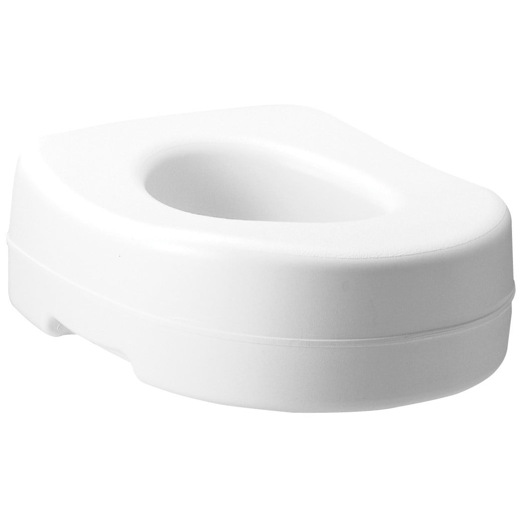 Carex Toilet Seat Riser, Raised Toilet Seat With 300 Pound Weight