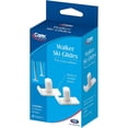 thumbnail image 1 of Carex White Walker Ski Glides Plastic 2.30 in. H X 3.50 in. L, 1 of 4