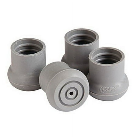 Carex Walker and Bath Bench Replacement Tips-Grey Color, 5.12 oz