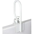Carex White Bathtub Rail Grab Bars for Bathroom, Bathtubs & Showers