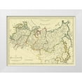 thumbnail image 1 of Carey 14x11 White Modern Wood Framed Museum Art Print Titled - Russian Empire Asia Europe Russia - Carey 1796, 1 of 4