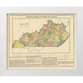 thumbnail image 1 of Carey 24x20 White Modern Wood Framed Museum Art Print Titled - Kentucky - Carey 1822, 1 of 4