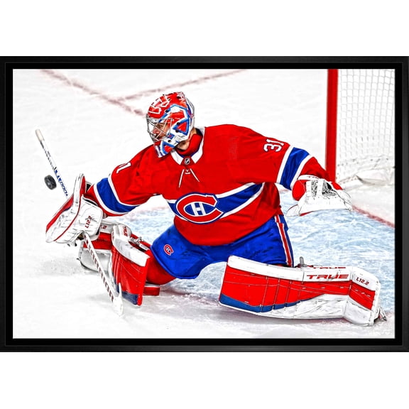 Carey Price Montreal Canadiens Framed 20x29 Blocker Save Canvas