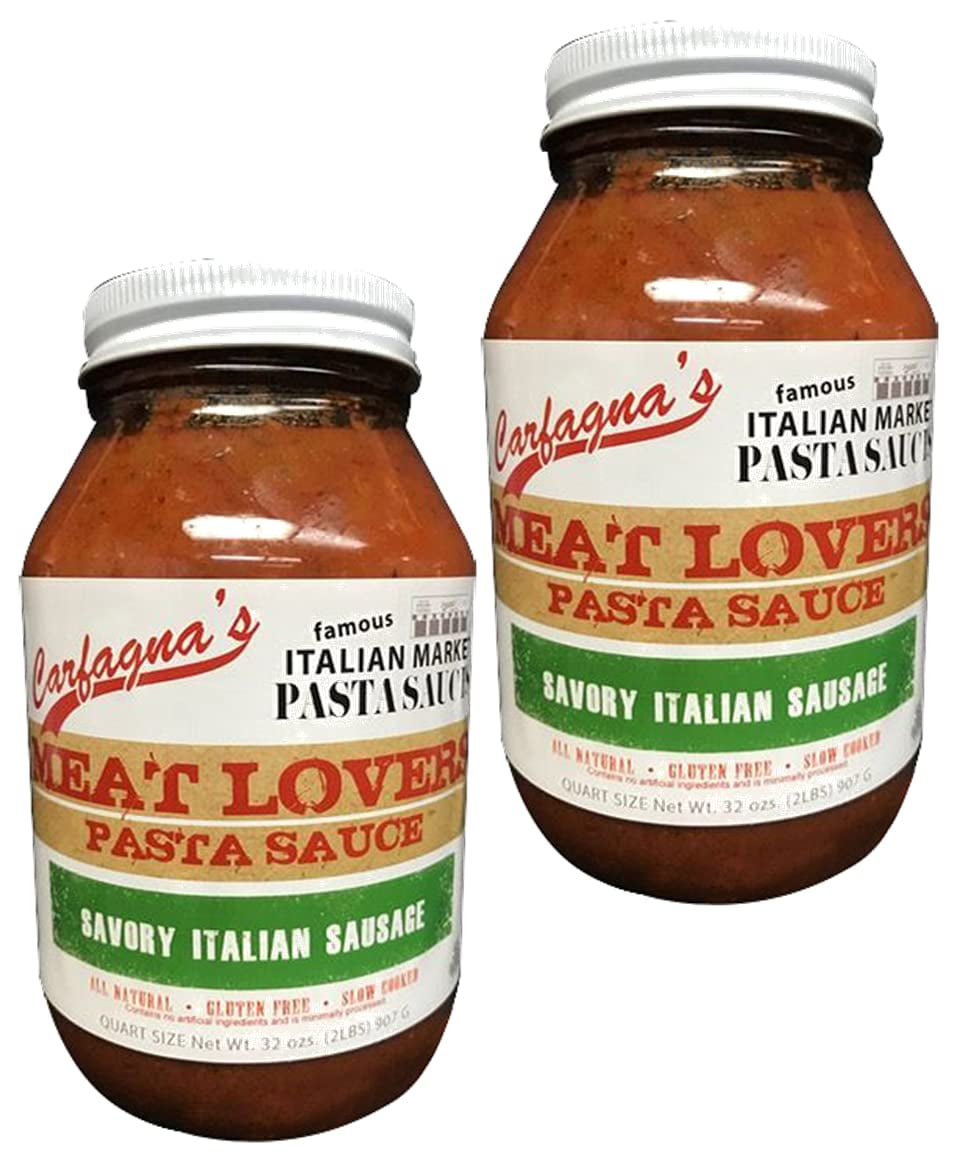https://i5.walmartimages.com/seo/Carfagna-s-Meat-Lovers-Pasta-Sauce-with-Italian-Sausage-2-Pack-32-oz-Jars_487930b1-ba72-45ea-b241-f9b989ec8eb7.7e9829478be96f51c24738c9a8e76f25.jpeg