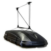 Cargo Box Ceiling Storage Hoist, Heavy Duty Holds 150 lbs, Rooftop Garage Pulley System, Fits 8-10 ft Tall Garage Ceilings