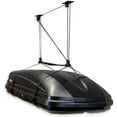 thumbnail image 1 of StoreYourBoard Cargo Box Ceiling Storage Hoist, Heavy Duty Holds 150 lbs, Rooftop Carrier Garage Pulley System, 1 of 9