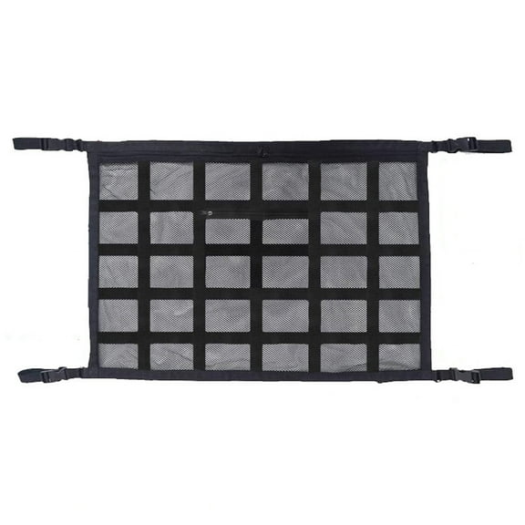 Cargo Carriers and Car Roof Racks Car Ceiling Cargo Net Pocket,Double-Layer Mesh Car Roof Storage Organizer,Truck Suv Travel Long Road Trip Camping Interior Accessories