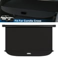 thumbnail image 1 of Cargo Cover Fit for Corolla Cross 2022-2024, Security Rear Trunk Cover Security Retractable Shield Luggage Shade Screen Canvas Black, 1 of 9