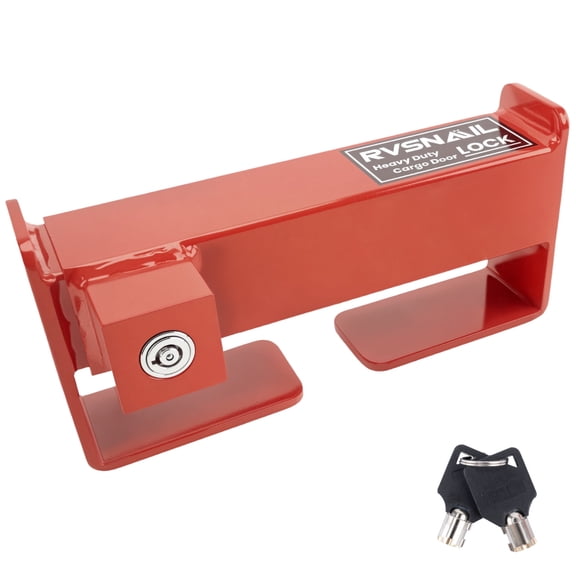 Universal Heavy Duty Shipping Container Cargo Door Lock, Rust-Proof High Security Key Lock for Semi Trucks and Conex Containers(Rust-Proof Finish)