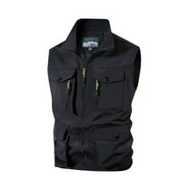 Cargo Jacket for Men with Pocket Work Vest Fishing Vests Travel Vests Beach Vests Mountaineering Vests