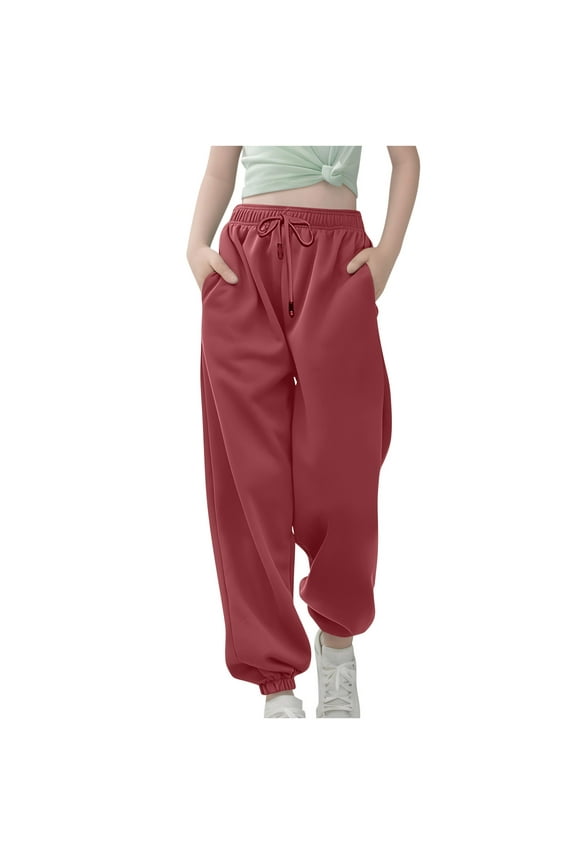 Cargo Jeans For Juniors Little Girls Pants Cargo Cargo Jogger Casual Elastic Waist Cargo With Pockets Trousers Pants for Girls