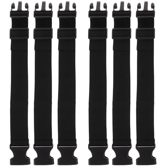 Cargo Lashing Strap Tie Down Adjustable Luggage Straps Utility with Buckle Bike Shoulder Polyester 6 Pcs