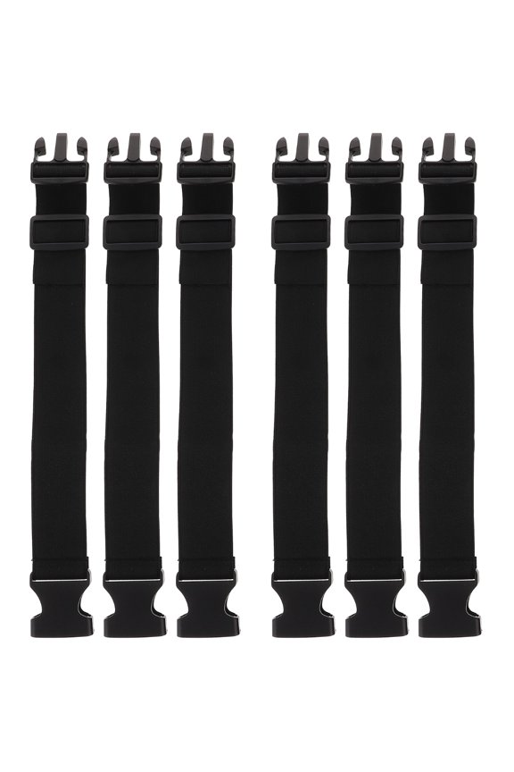 Cargo Lashing Strap Tie Down Adjustable Luggage Straps Utility with Buckle Bike Shoulder Polyester 6 Pcs