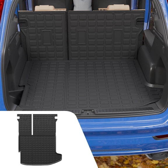 Bomely TPE All Weather Integrated Cargo Liner & Backrest Mat, Fits Chevy Trax 24-26 & Buick Envista, Waterproof Non-Slip 1PC