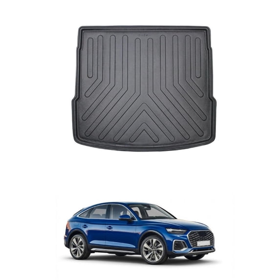 Cargo Liner Fits Audi Q5 Sportback 2020-2025 | Waterproof Odorless Heavy Duty Black Custom Fit Trunk Mat