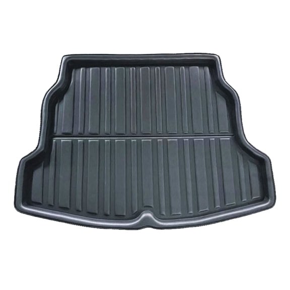 Cargo Liner Trunk Floor Mats For Honda Civic 2021 2022, Custom Full Coverage Cargo Mat Trunk Liner, All-Weather Protection Rear Cargo Tray Trunk Mat-black