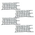 thumbnail image 1 of 4 Pack 42"x82" Heavy Duty Small Cargo Net for Pickup Truck with Cam Buckle & E-Track Fittings,8" by 8" Holes, Truck Bed Cargo Netting for Enclosed Trailers - E Track Accessories, 1 of 12