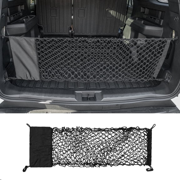 Cargo Net Compatible with 2021-2025 2026 Toyota 4Runner Envelope Style Trunk Storage and Organizer Dense Mesh with Storage Bags Luggage Net for 2025 4 Runner Accessories