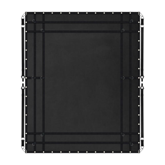 Cargo Net Heavy Duty 120x105", Adjustable Cargo Nets with Buckles & S-Hooks, 700lbs Load Capacity - Truck Bed Cargo Net for Pickups, Trailers, SUVs