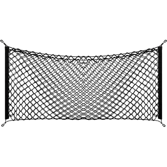 Cargo Net Rear Trunk Envelope Style For SUV,Ford F150,Silverado,GMC sierra,Dodge RAM , 35.43inch*15.74inch