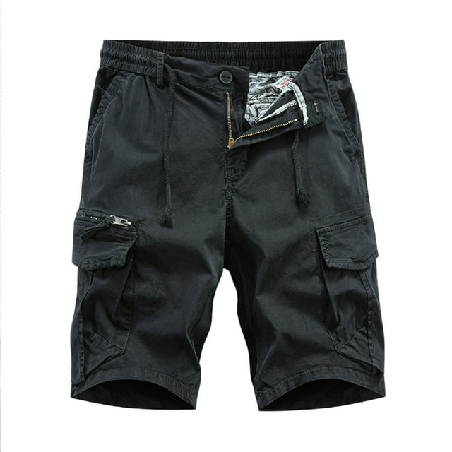 Cargo Pants 2024 Mens Casual Pants Loose Fit Elastic Drawstring Waist StraightLegs Men's